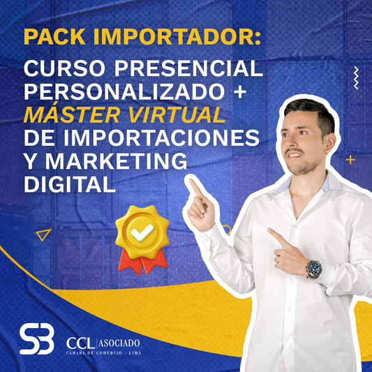 Pack Importador: Clases Presenciales + Máster Virtual de Importaciones y Marketing Digital